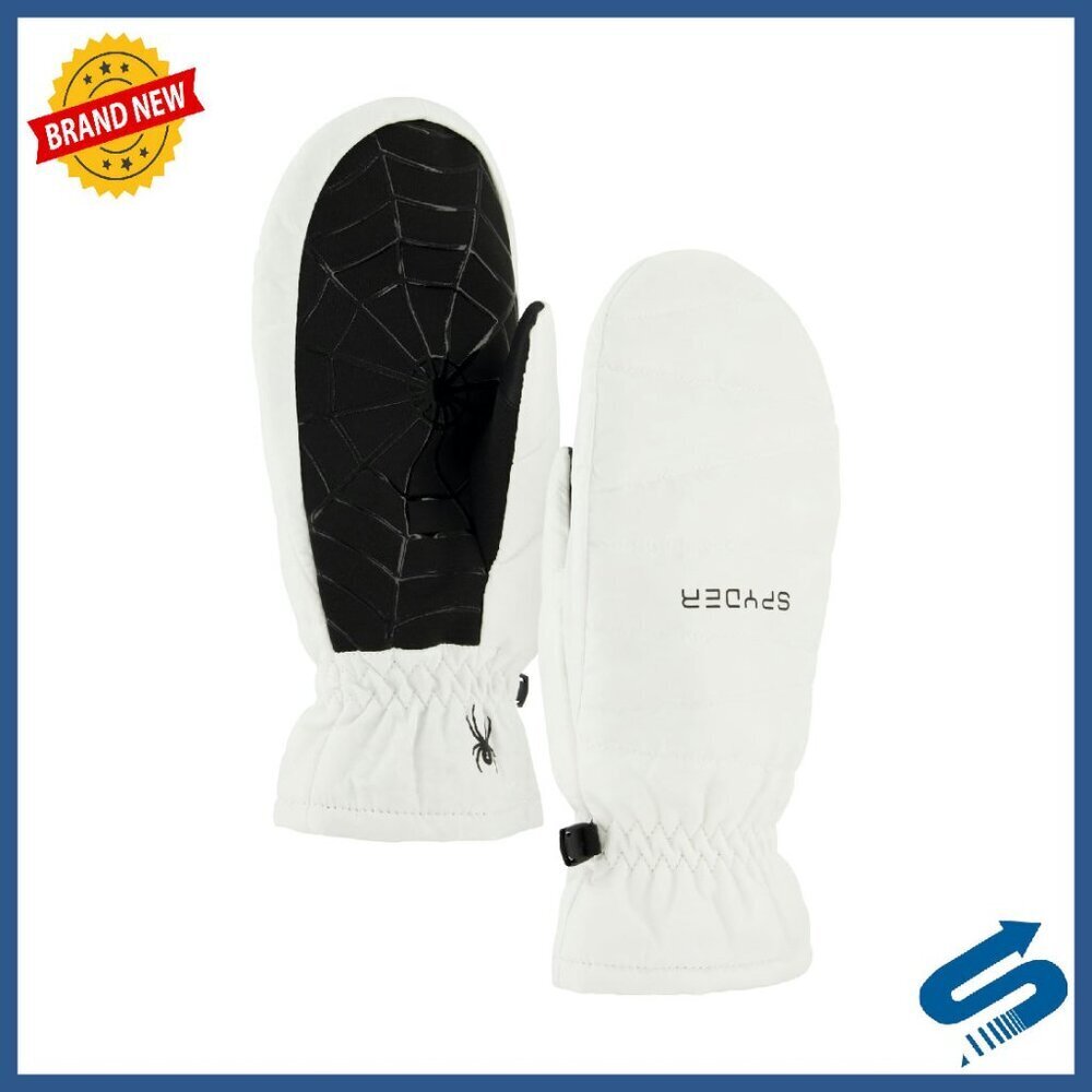 Insulated Quilted Snow Mittens Touchscreen Compatible Women's S M L
